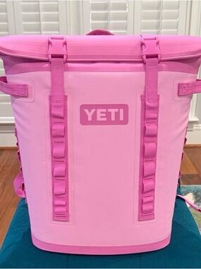 Yeti Power Pink Soft Cooler Backpack Hopper M20 Discontinued Rare